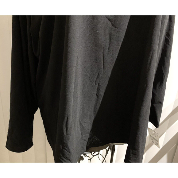 NWT Women's Chloe Jasmine Black Party Top with Gold Sequin Collar Size 26 28 3X - Picture 4 of 11